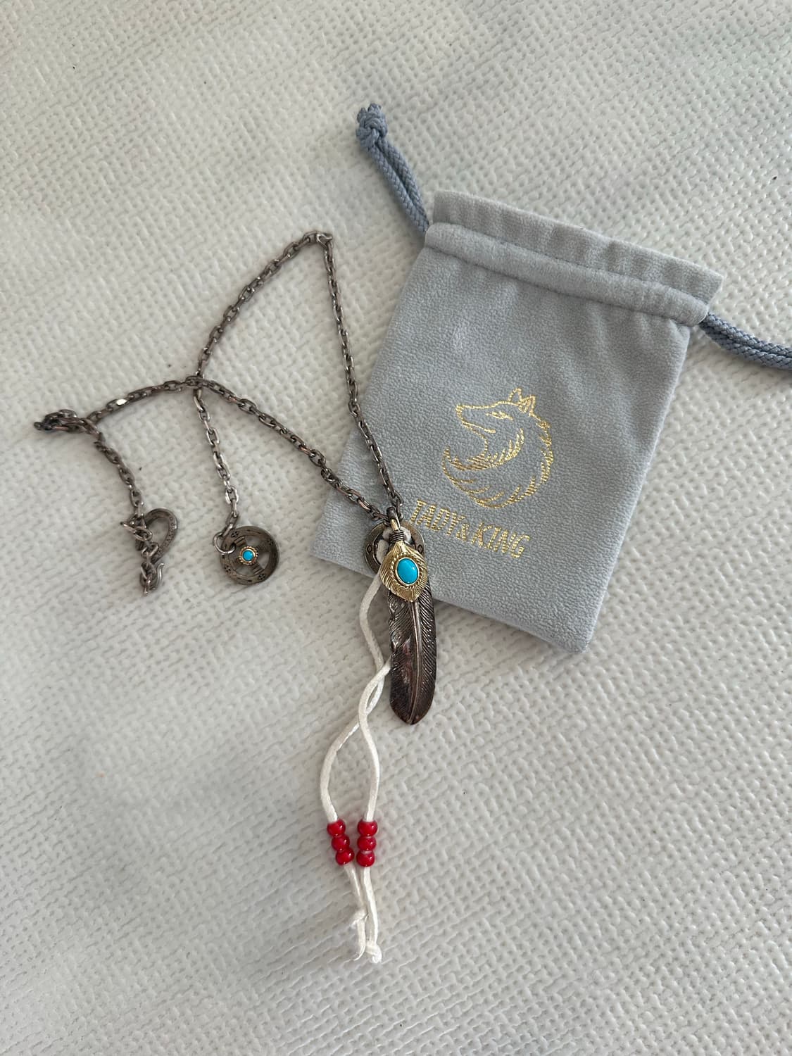 타디킹 특대 금줄 터키 페더 50cm 목걸이 tady&king 상품이미지1