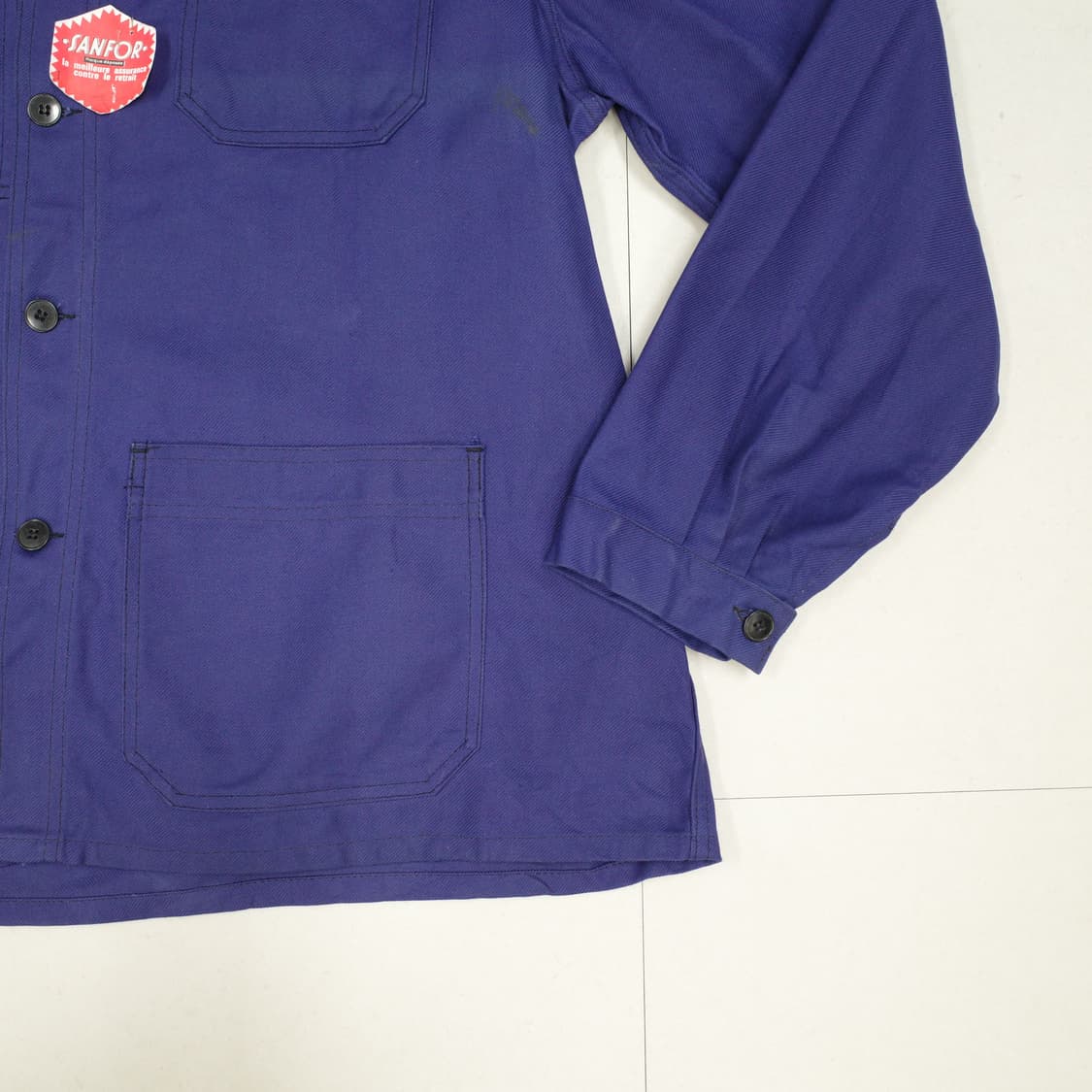 70s 프렌치 클럽 카라 초어 워크 자켓 데드스탁 110 상품이미지3