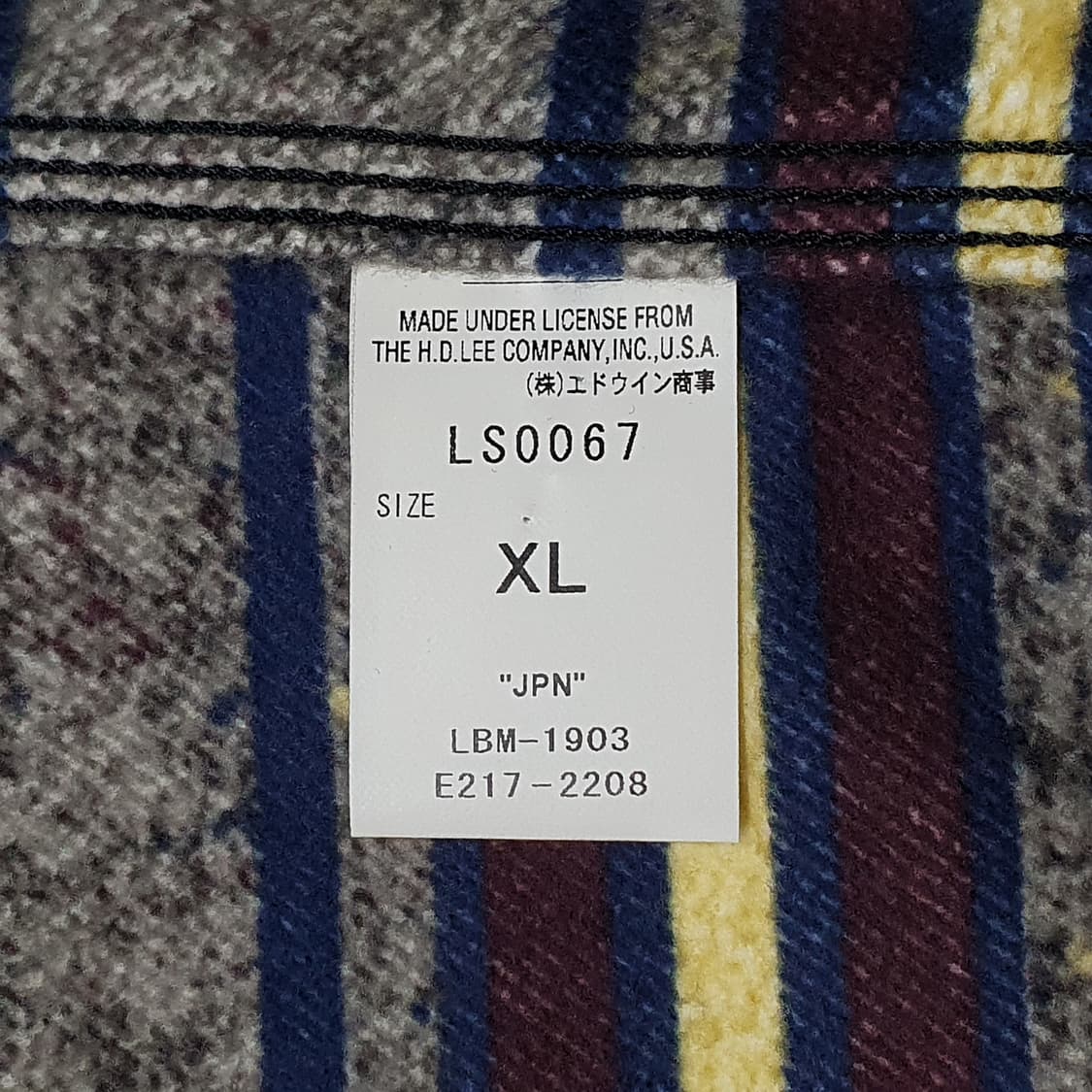 lee jpn 리 LS0067 초어 자켓 XL (100~105) 상품이미지8