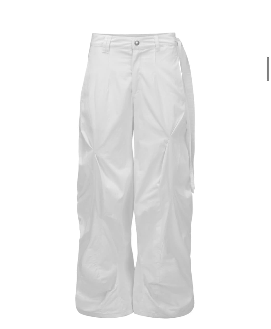 나체 DISTORTED DRAPING PANTS IVORY 디스톨티드 상품이미지2