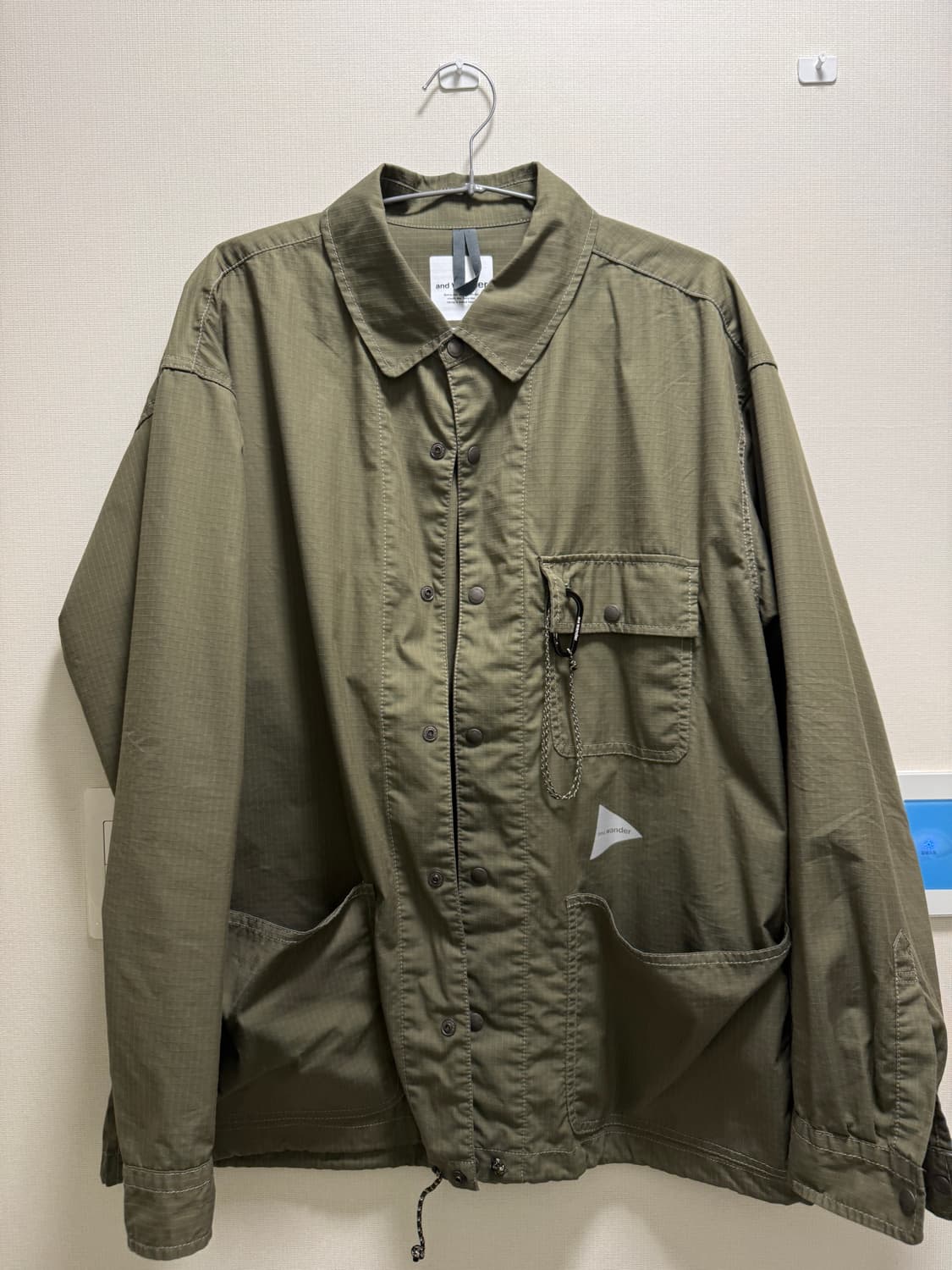 앤드원더 드라이 립스탑 셔츠자켓 / XL 상품이미지1