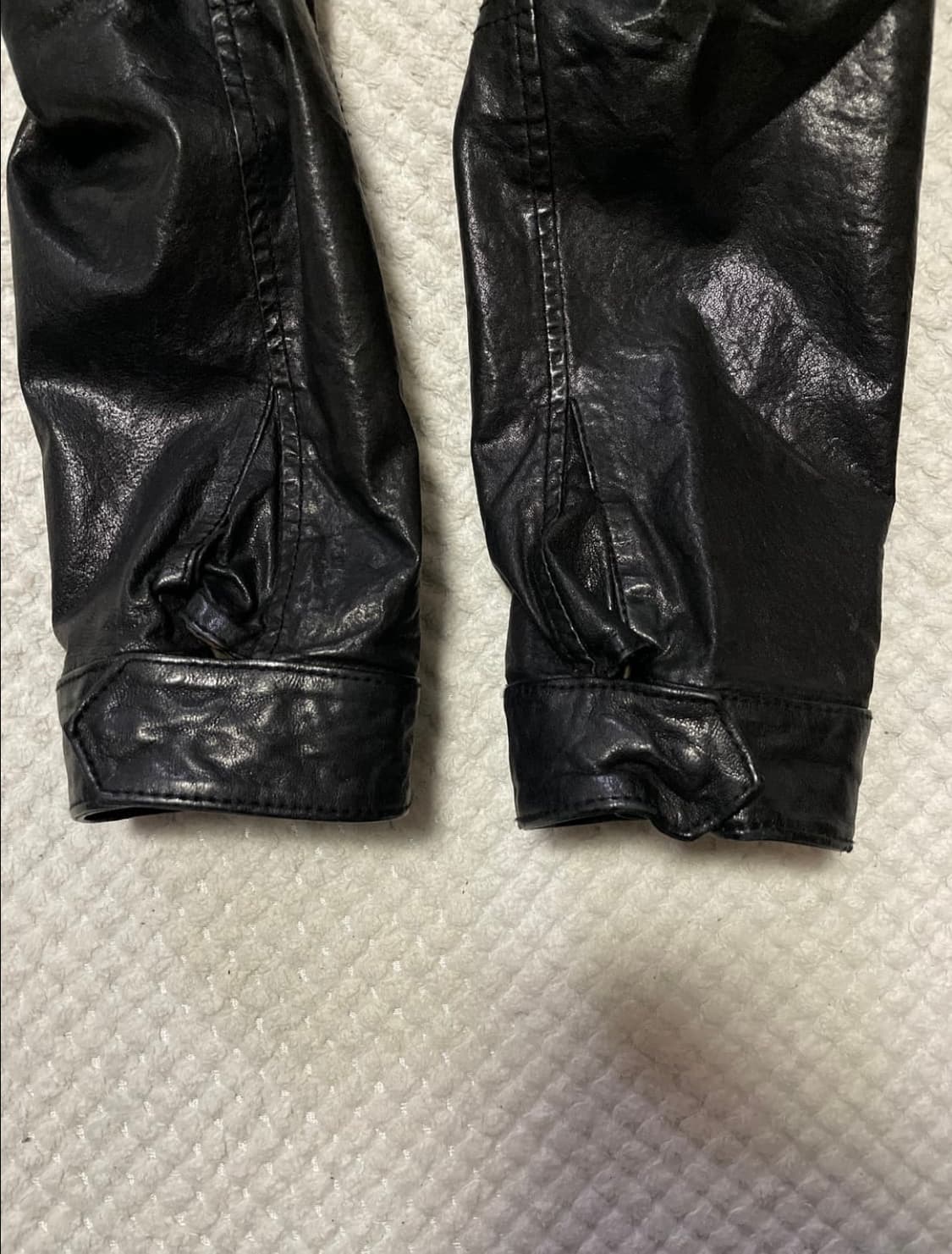 광희시장 웨스턴 무드 램스킨 양가죽 포켓 레더 자 켓 다크 브라운 상품이미지7