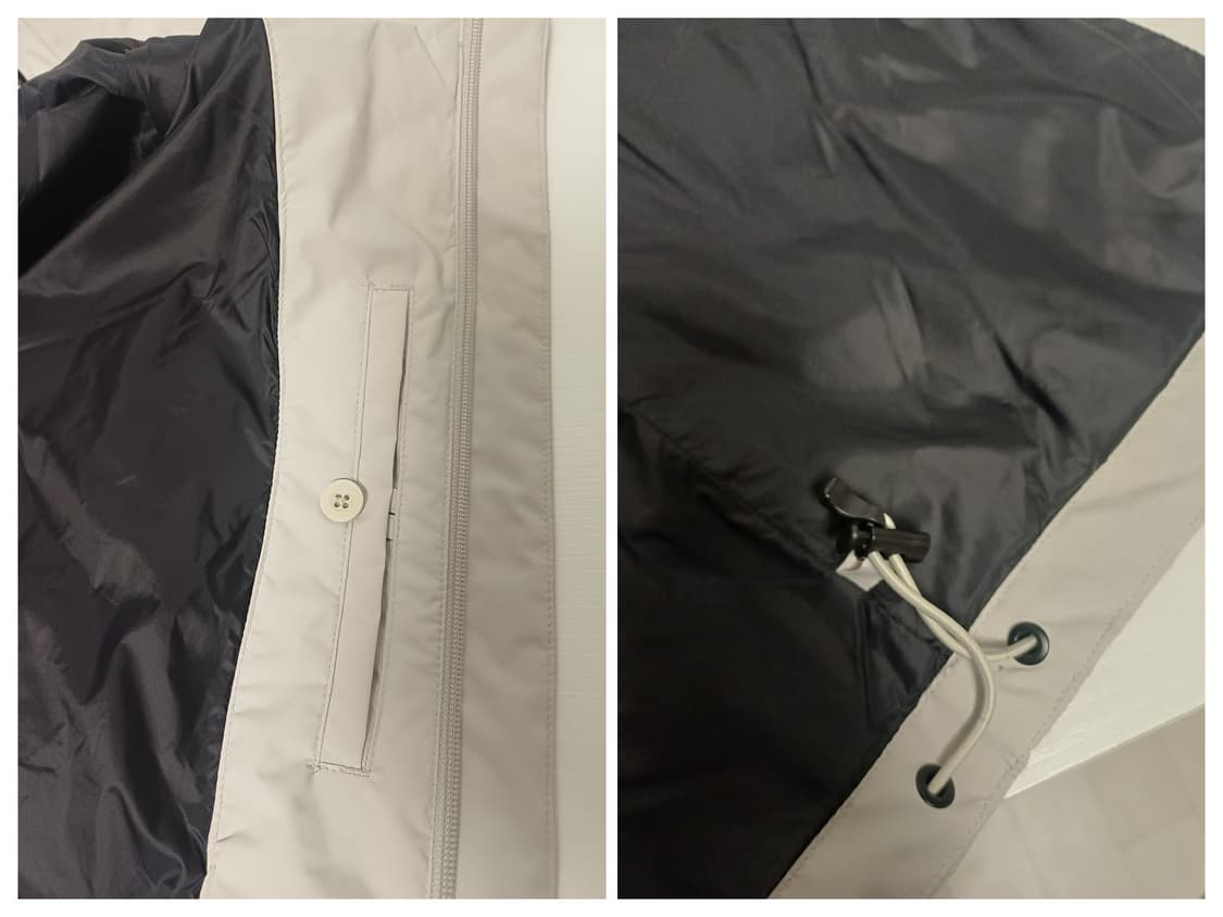 [정품/L] 내셔널지오그래픽 하이넥 와펜 바람막이 (베이지) 상태최상 상품이미지7