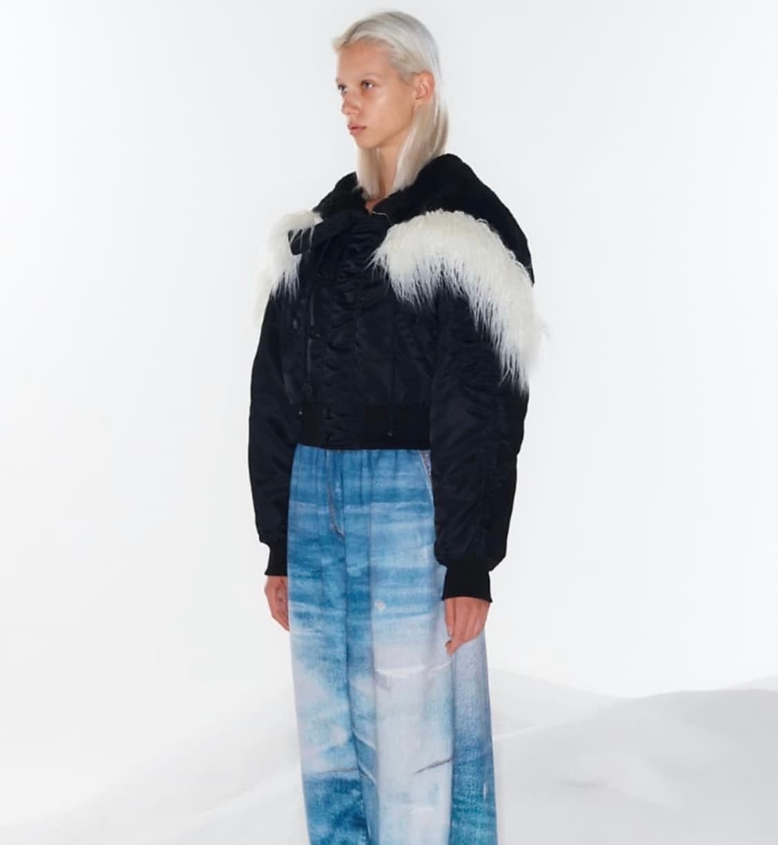 Open yy 폭스퍼 지퍼 후드  상품이미지2