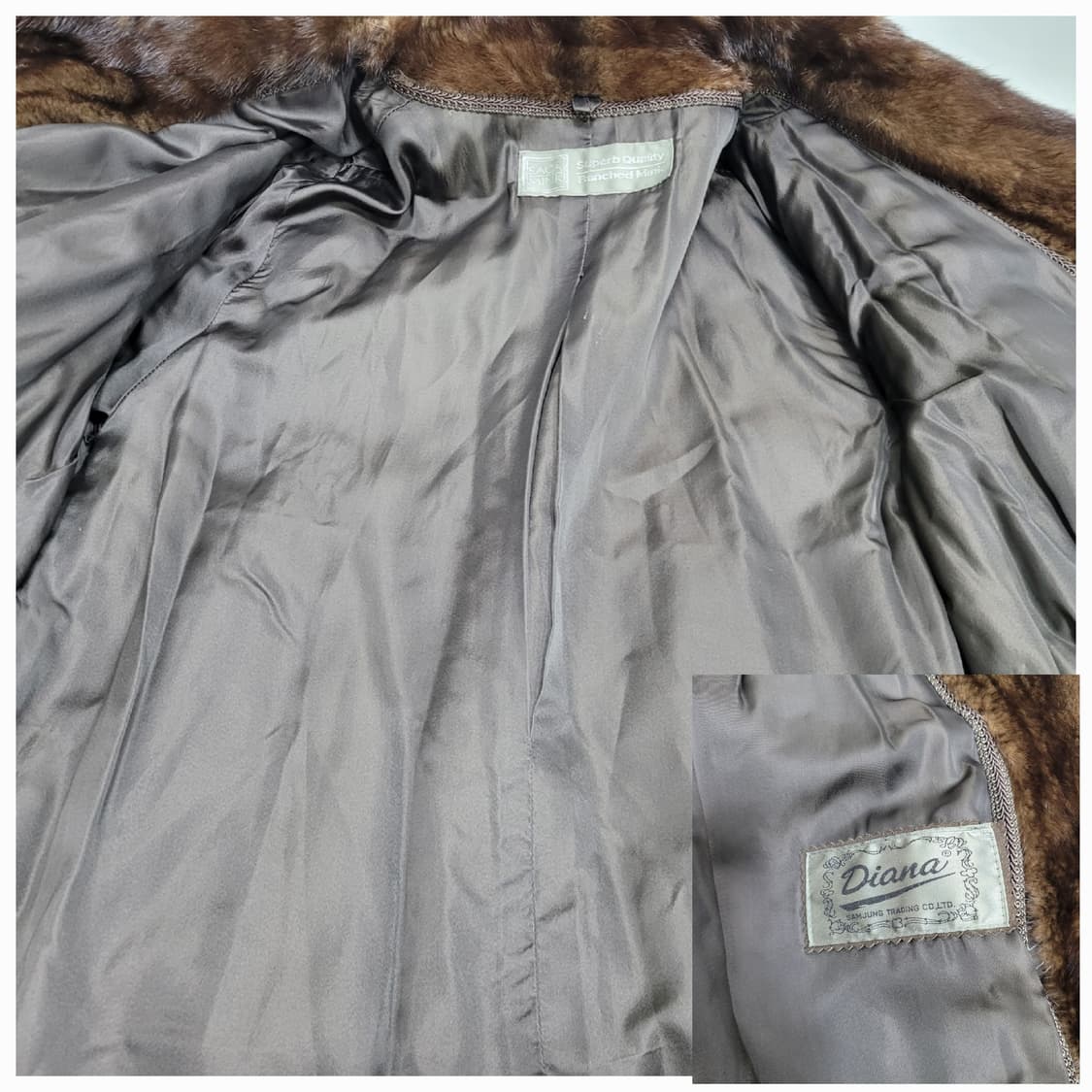 Diana 사가 밍크 하프 코트 / 여 FREE
 상품이미지9