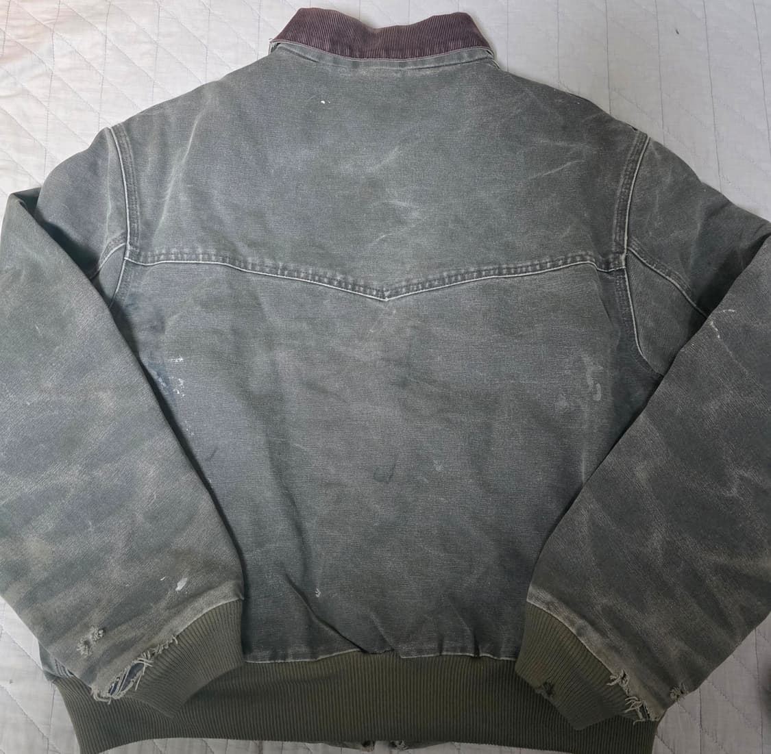 [XXL] 00s 빈티지 칼하트 산타페 j14 MOS 트래쉬드 워크자켓 상품이미지5