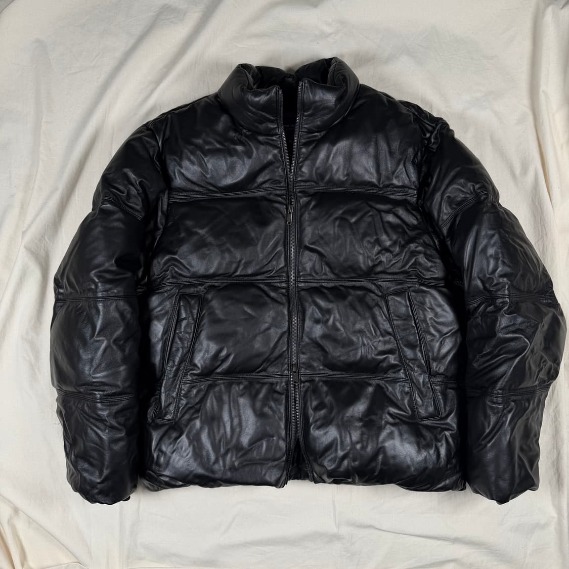 무신사 스탠다드 프리미엄 램스킨 패딩 자켓 상품이미지1