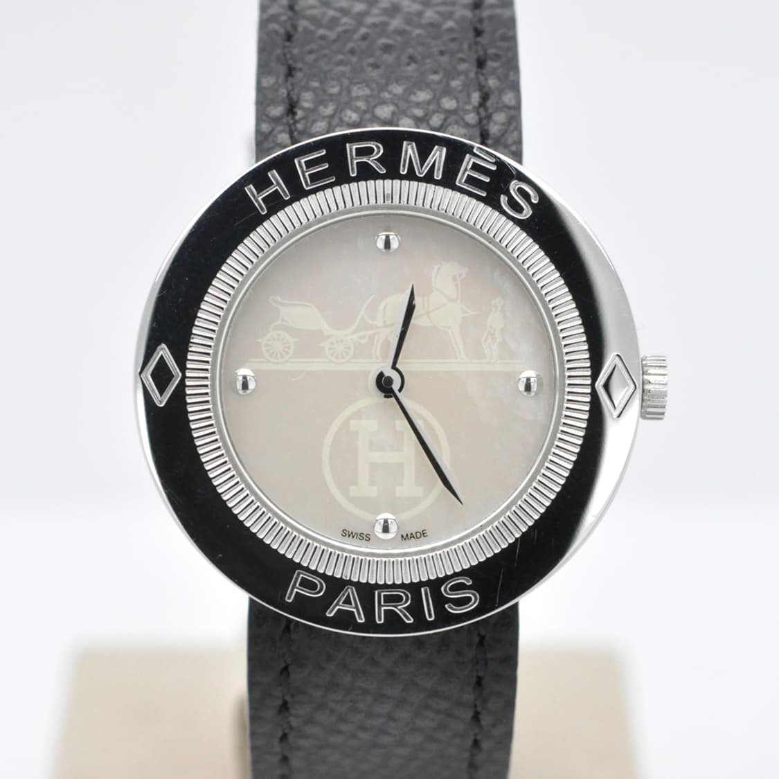 에르메스 Pass pass 중고명품 천연자개 손목시계 여성용 여성가죽시계 상품이미지1