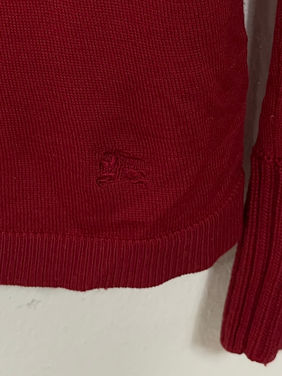 버버리 노바체크띠 목폴라 니트 상품이미지8