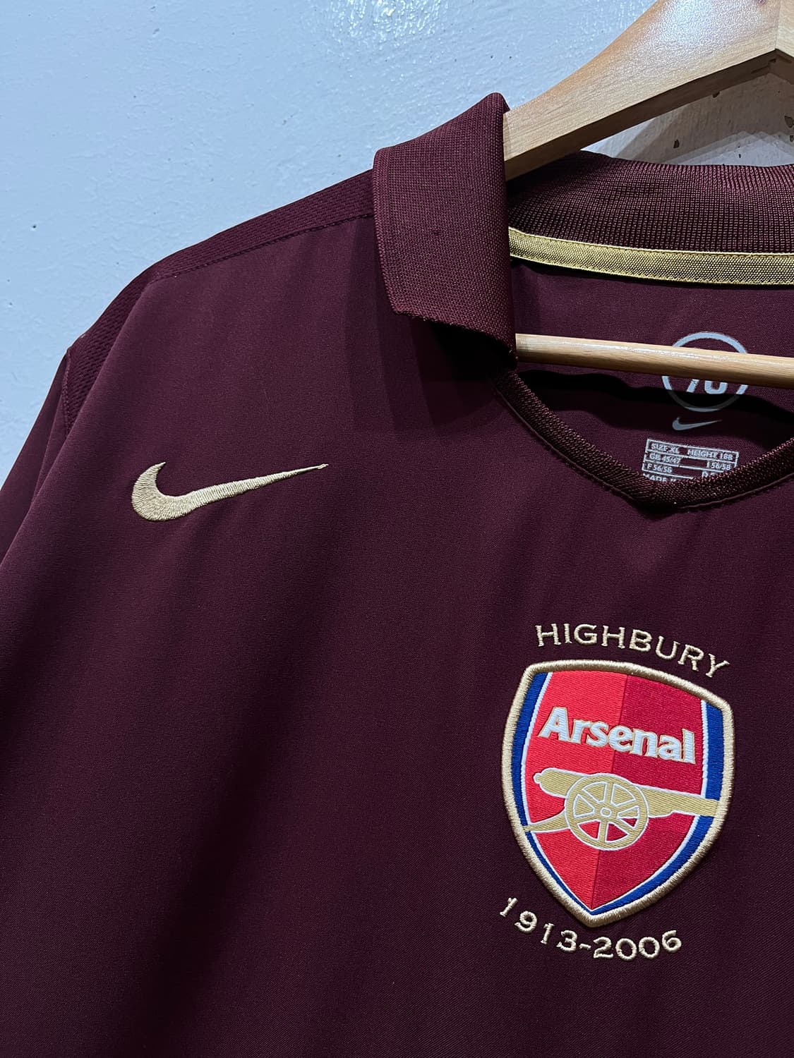 나이키 아스날 05 06 하이버리 유니폼 져지 XL 상품이미지2