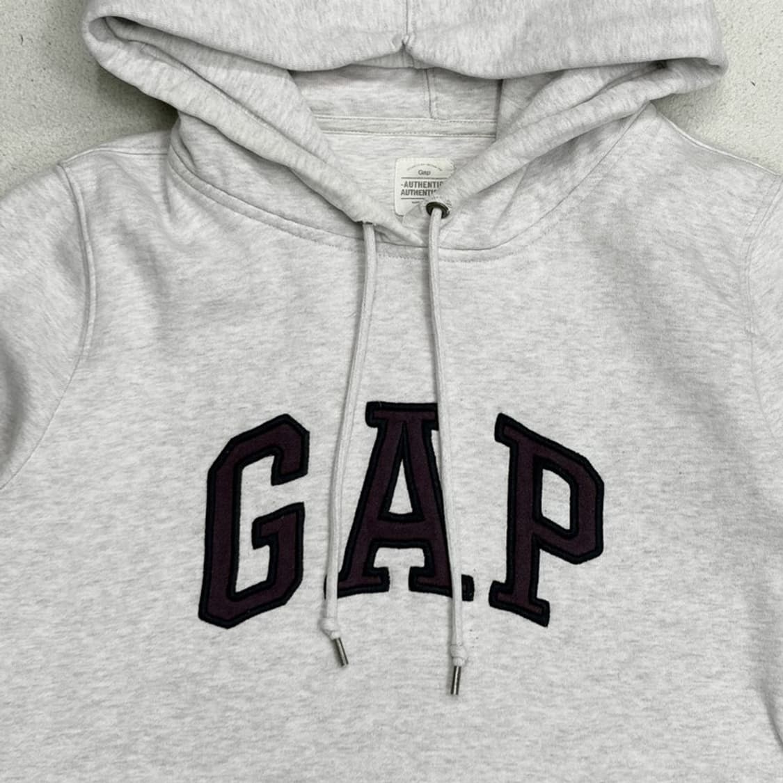 GAP 멜란지 그레이 후드티 L 상품이미지3