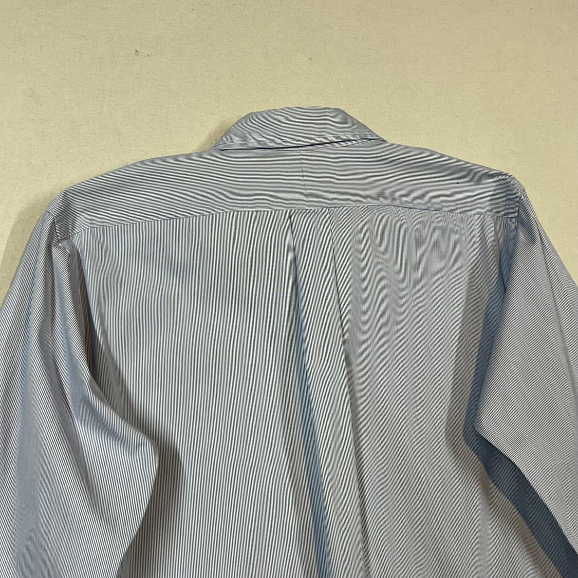 S) 폴로 랄프로렌 클래식 블루 스트라이프 포플린 셔츠 상품이미지7