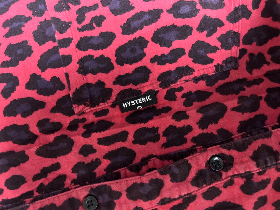 히스테릭 글래머 레오파드 롱 셔츠 상품이미지6