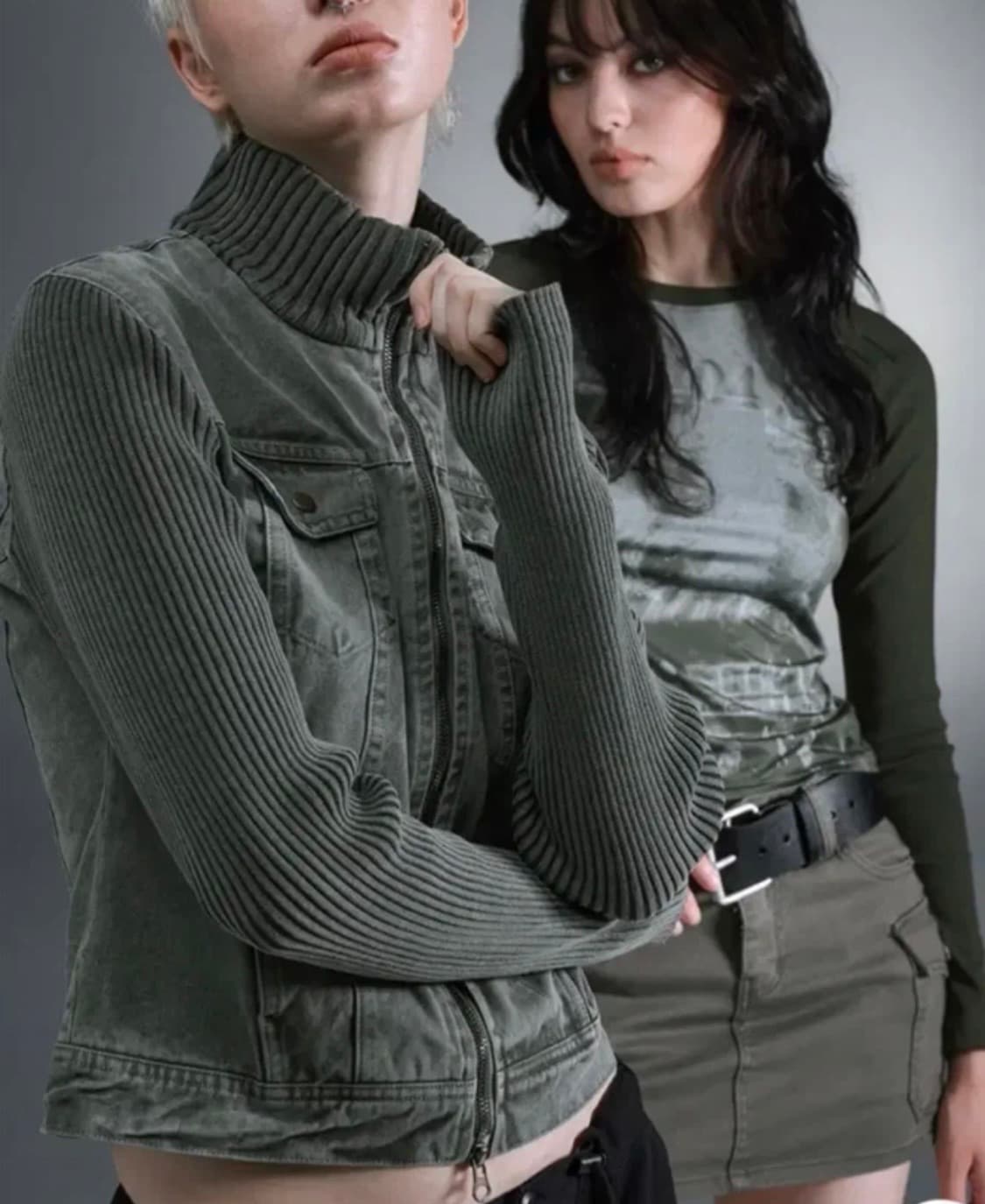 틴거 니트 자켓 상품이미지2