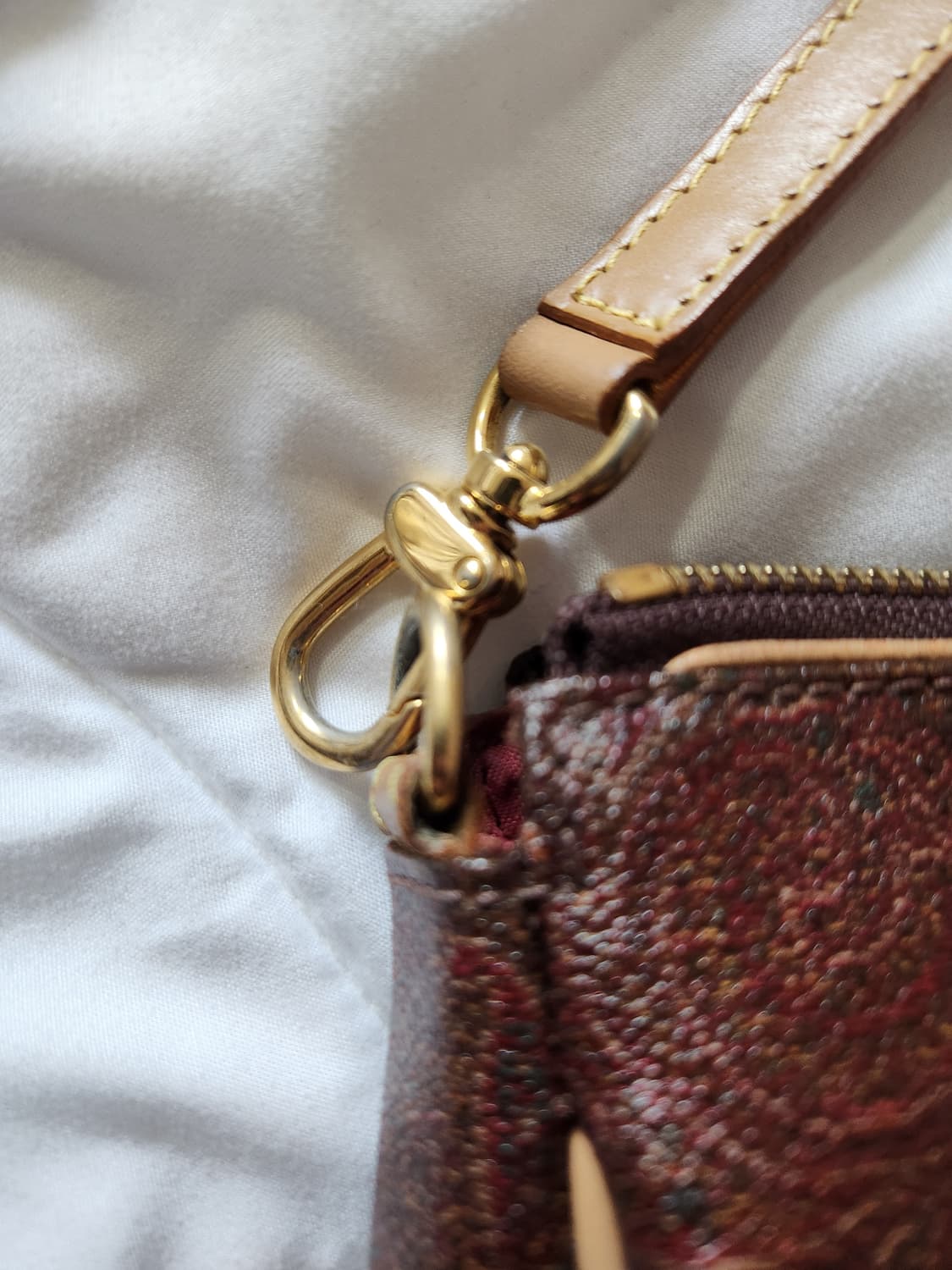 에트로 페이즐리 레더 숄더백 상품이미지5