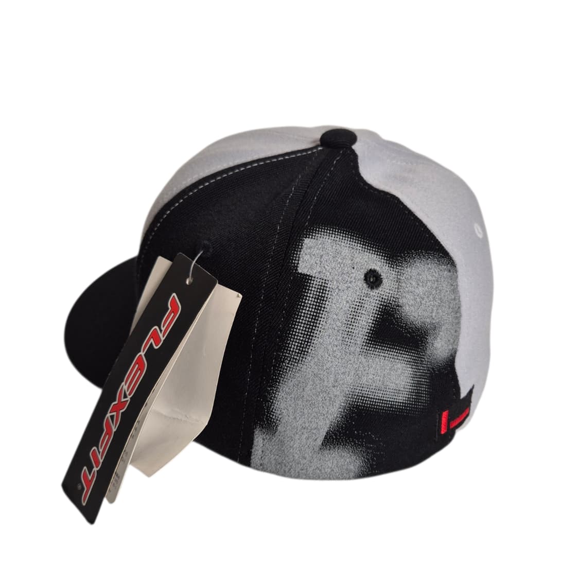 FUBU) 00s 푸부 빅 로고 스플릿 2톤 캡 검/회 상품이미지5