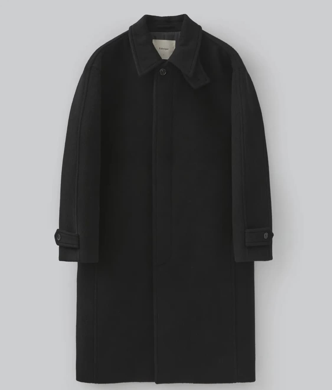 파브레가 울 발마칸 코트 블랙 2사이즈 상품이미지1