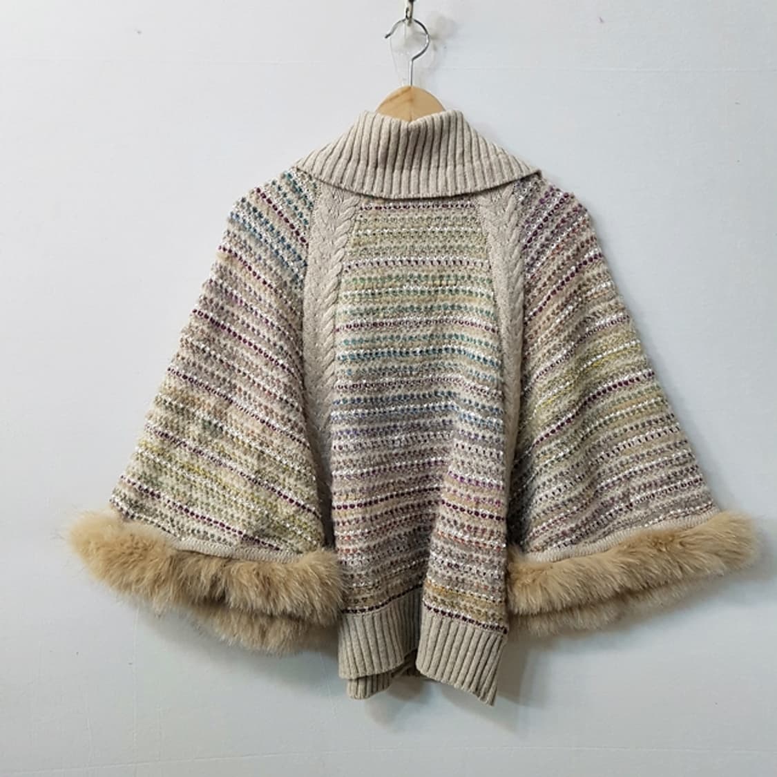 auaspart 울 캐시미어 케이프 상품이미지3