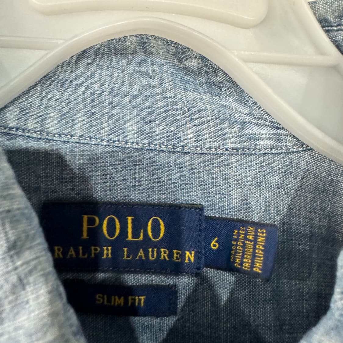 폴로랄프로렌 샴브레이 여성셔츠 M 상품이미지3