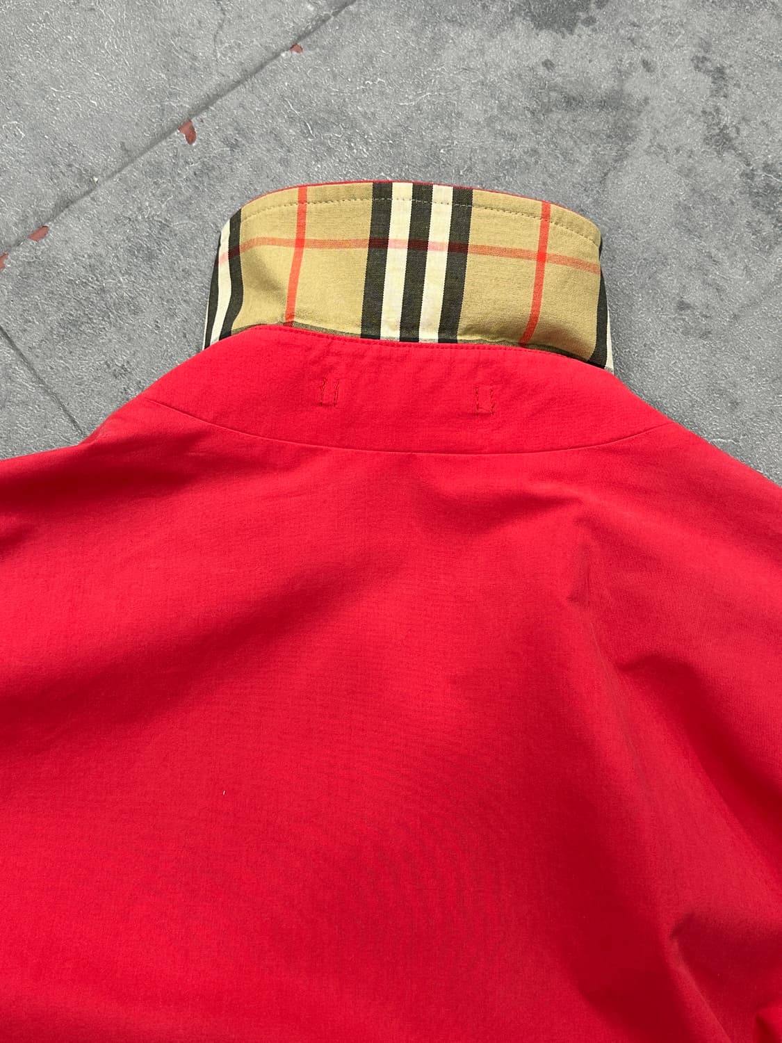 버버리 90s 크레스트 로고 블루종 자켓 상품이미지7