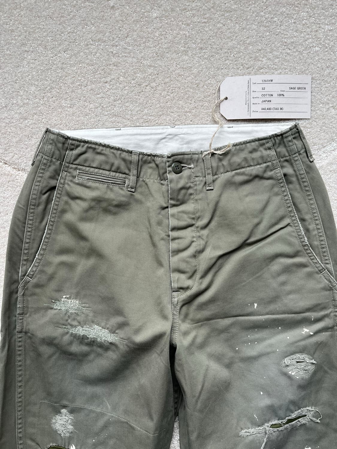 풀카운트 페인팅 치노 팬츠 (30-31) 상품이미지3