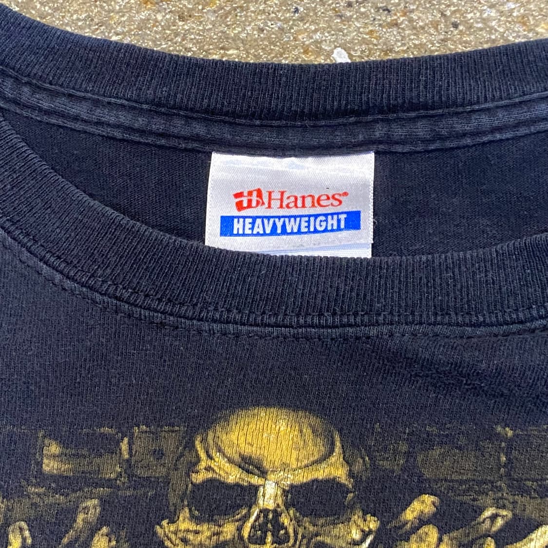 미국 빈티지 헤인즈 어벤지드 세븐폴드 투어티 락티셔츠 반팔티 상품이미지4