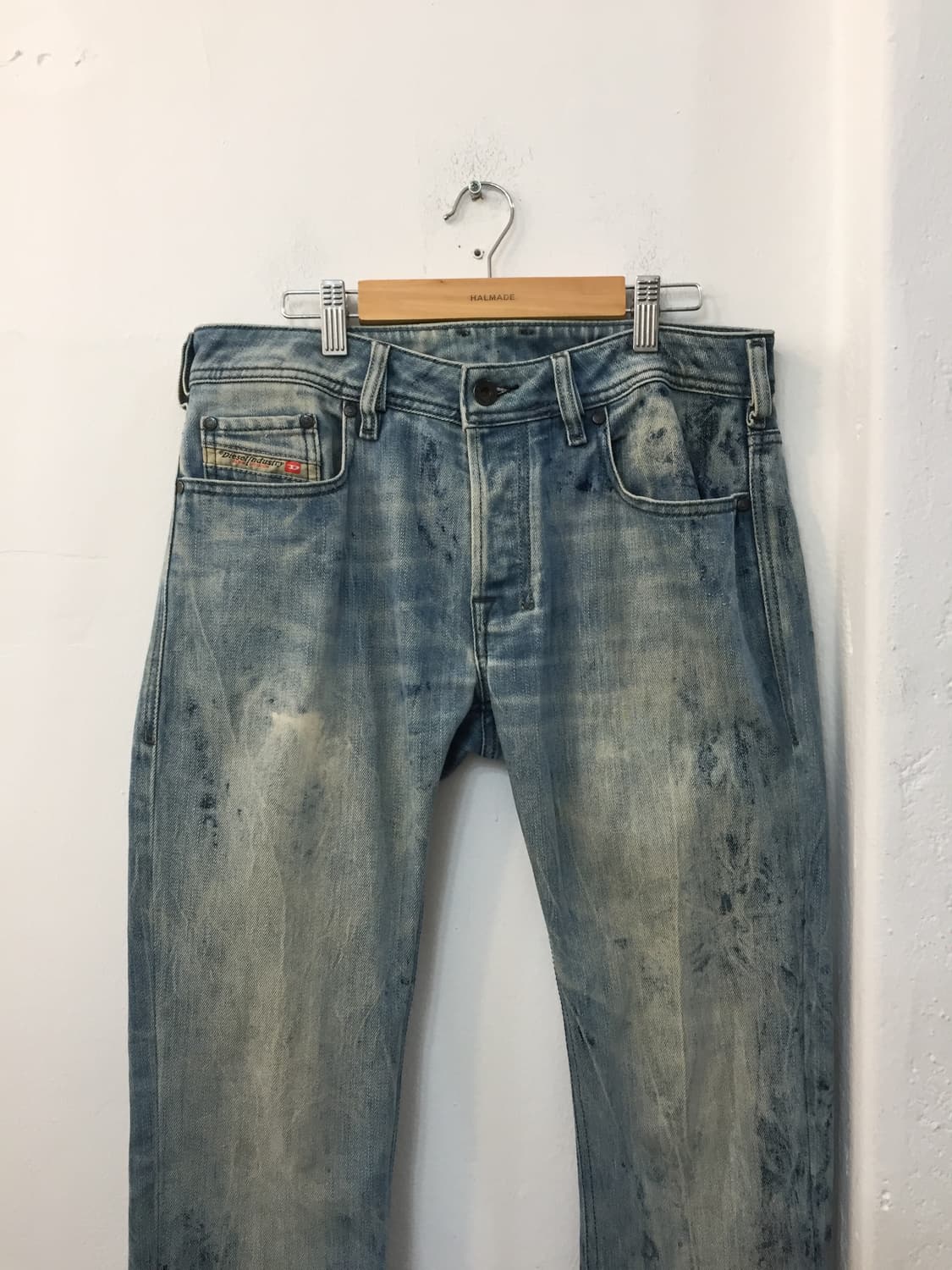 디젤 자티니 연청 워싱 데님 29 상품이미지5