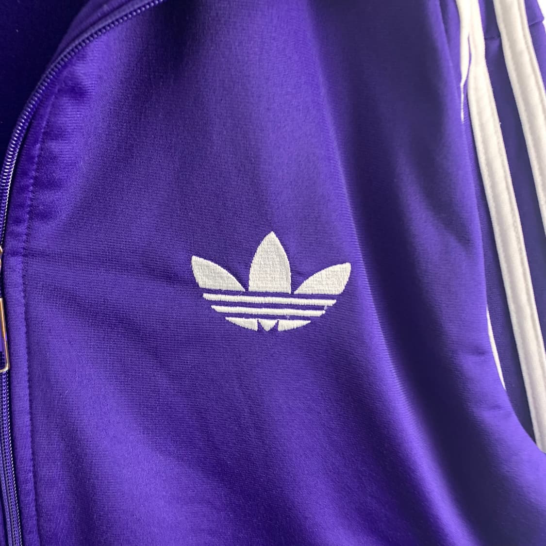 아디다스 구 파이어버드 사이드라인 퍼플 져지 상품이미지4