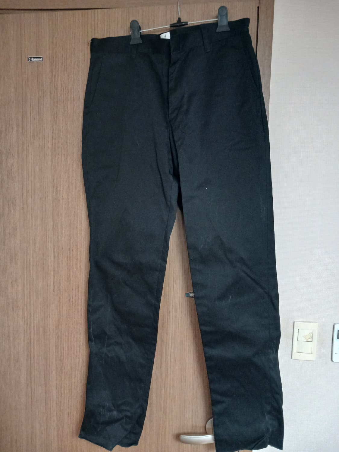 아나토미카 블랙 trim fit 팬츠 35사이즈  상품이미지4