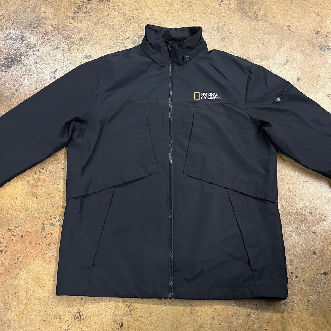[정품/L] 내셔널지오그래픽 블랙 바람막이 자켓 b15 상품이미지3