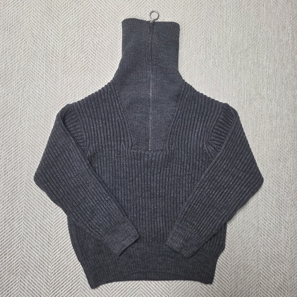 [정해인 착용]아미 버진울 하프집업 상품이미지3