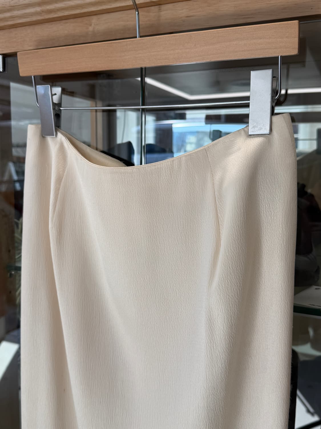 90s frill silk skirts 상품이미지2