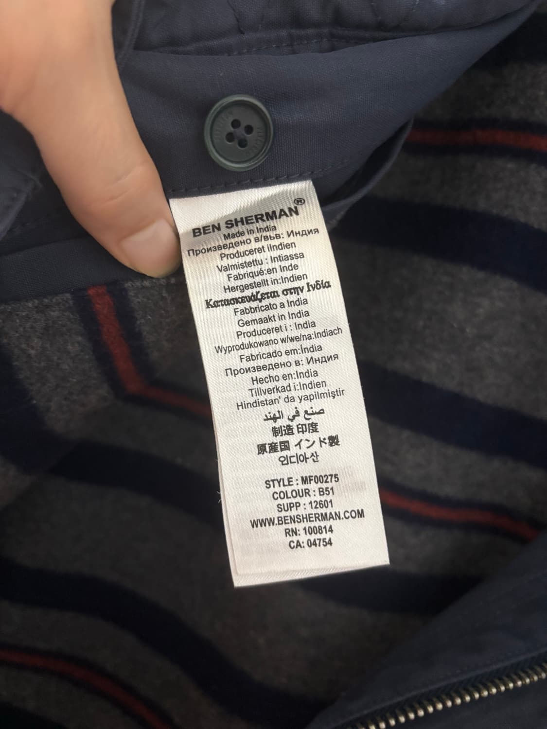 Ben Sherman 벤셔먼 자켓 상품이미지9