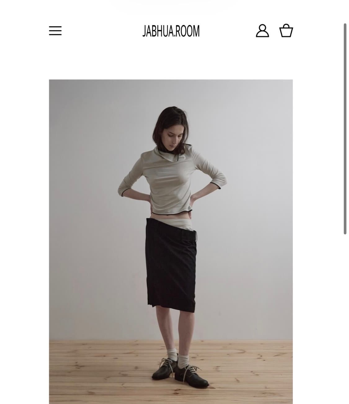jabhuaroom 미디 스커트 상품이미지3