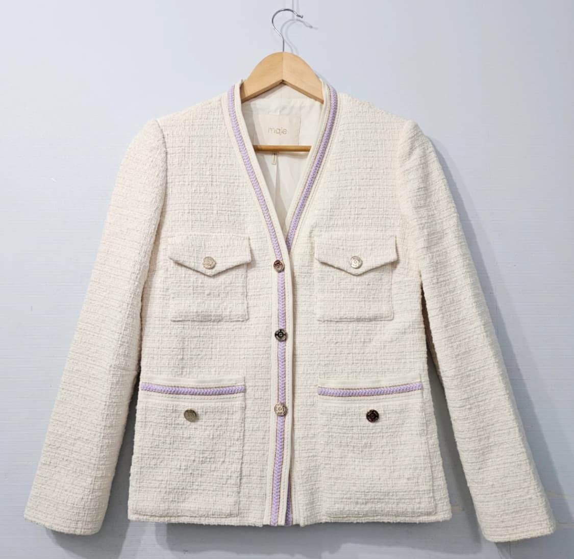 Maje 마쥬 비보사 트위드 자켓 아이보리 ~66 상품이미지1