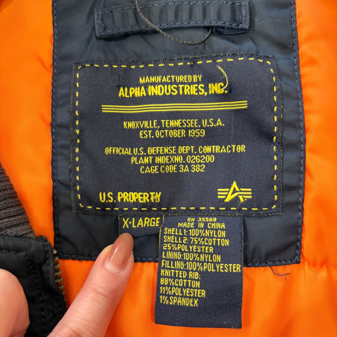 606. 알파인더스트리 ma-1 자켓 상품이미지2