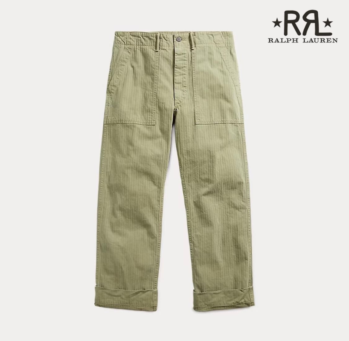 RRL 더블알엘 헤링본 퍼티그 팬츠 W31 L30 상품이미지4