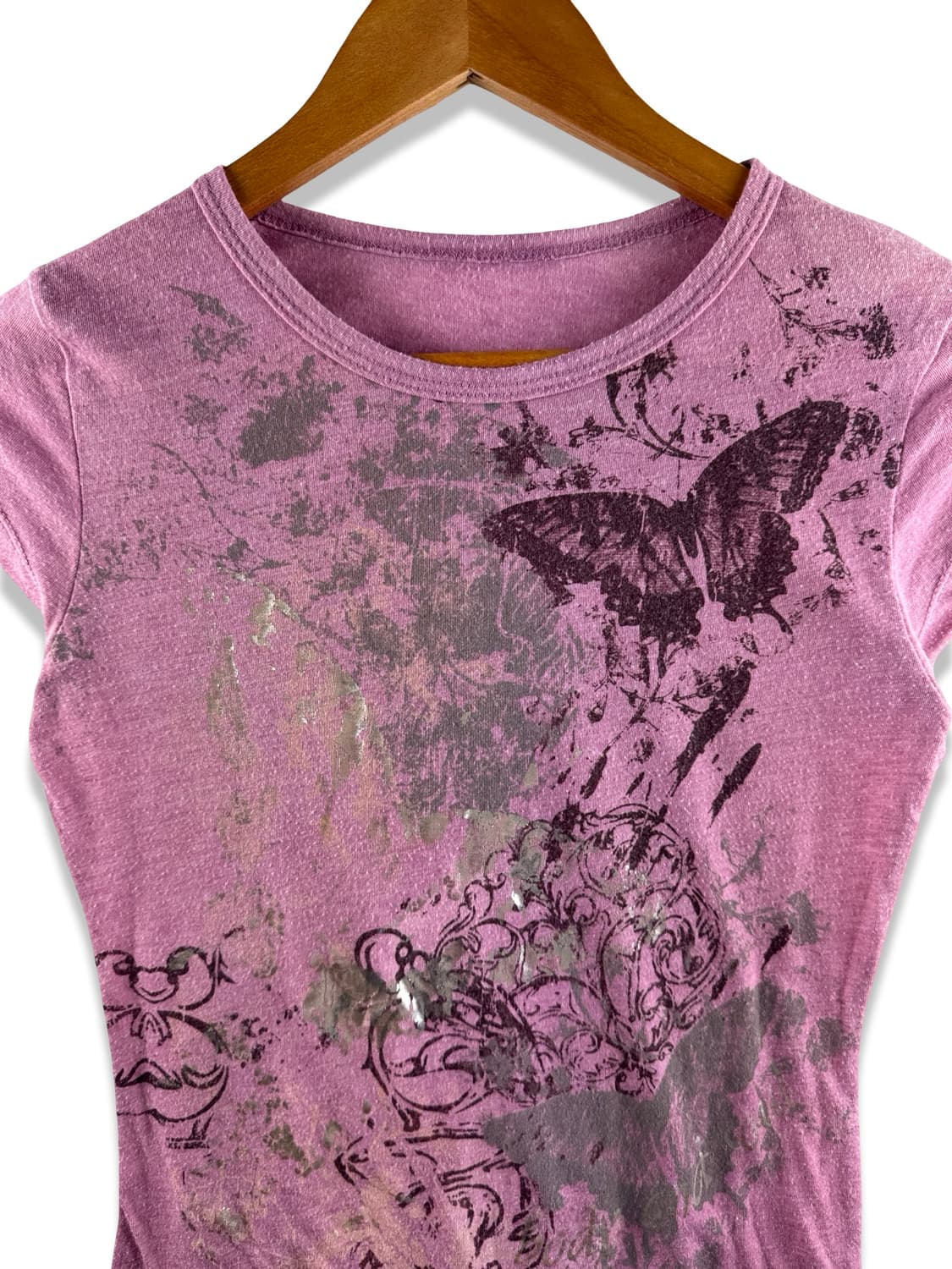 JPN Y2K 버터플라이 반팔티3035 상품이미지3