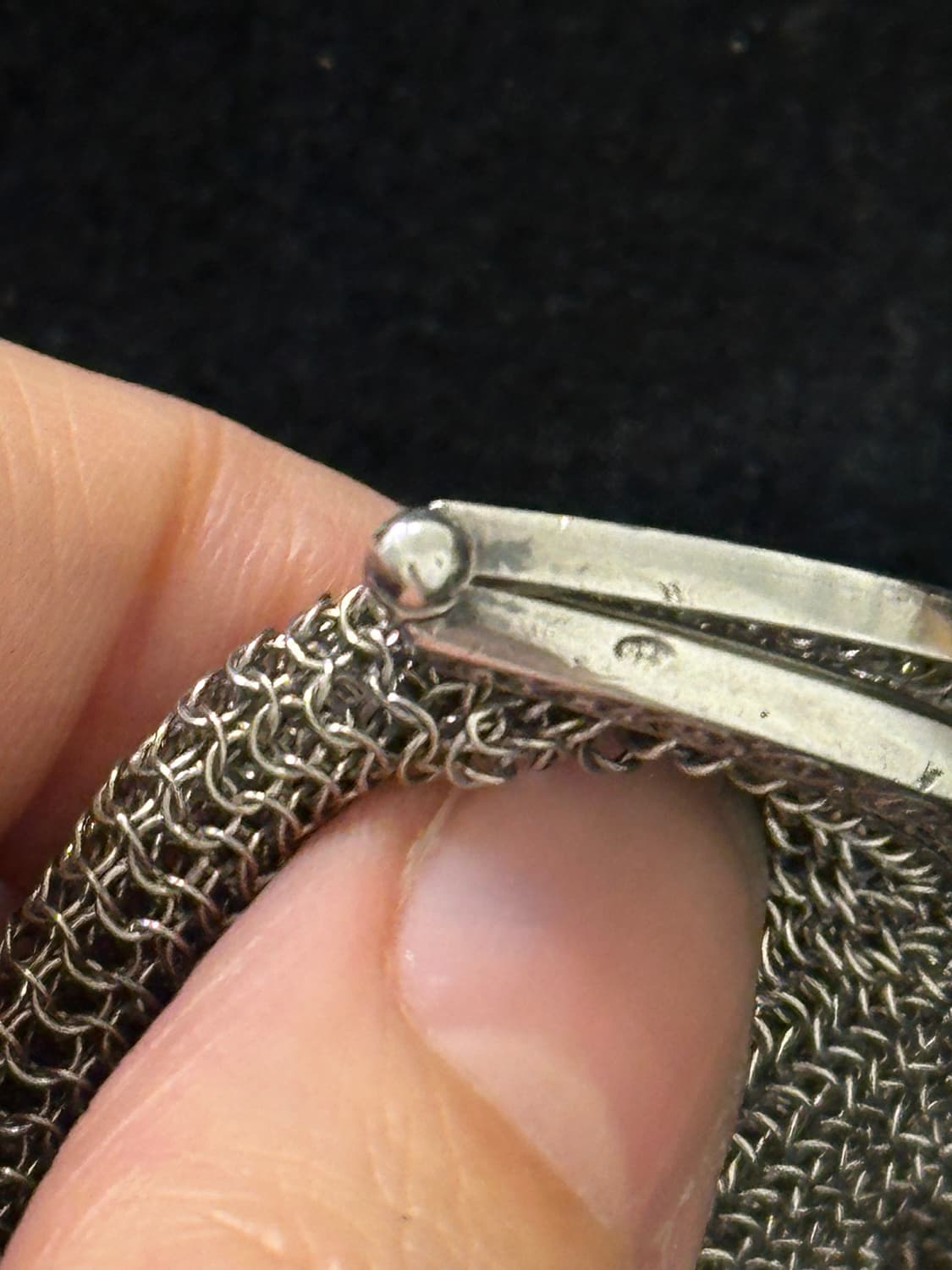 French Coin Silver Chain Purse 상품이미지4