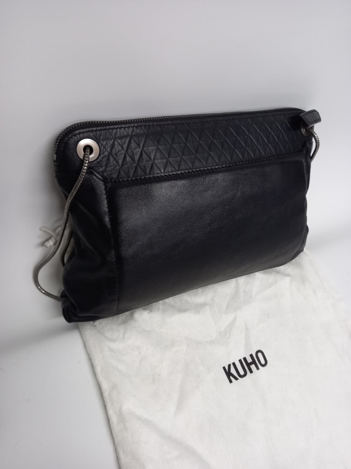 구호 KUHO 블랙 크로스 숄더백 상품이미지5