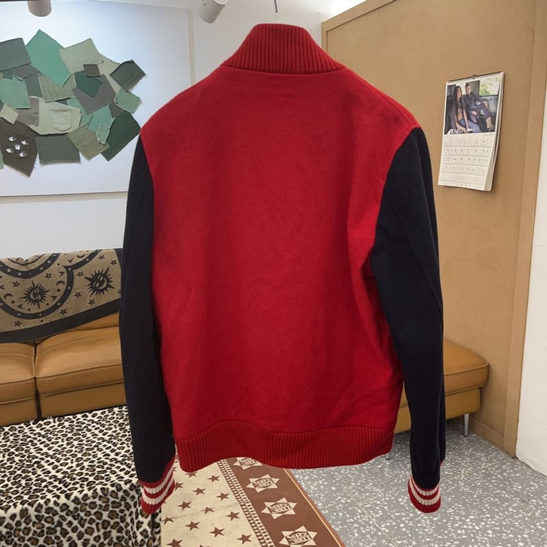 라코스테 올드스쿨 레트로 울 바시티 자켓 48 C09569 상품이미지4