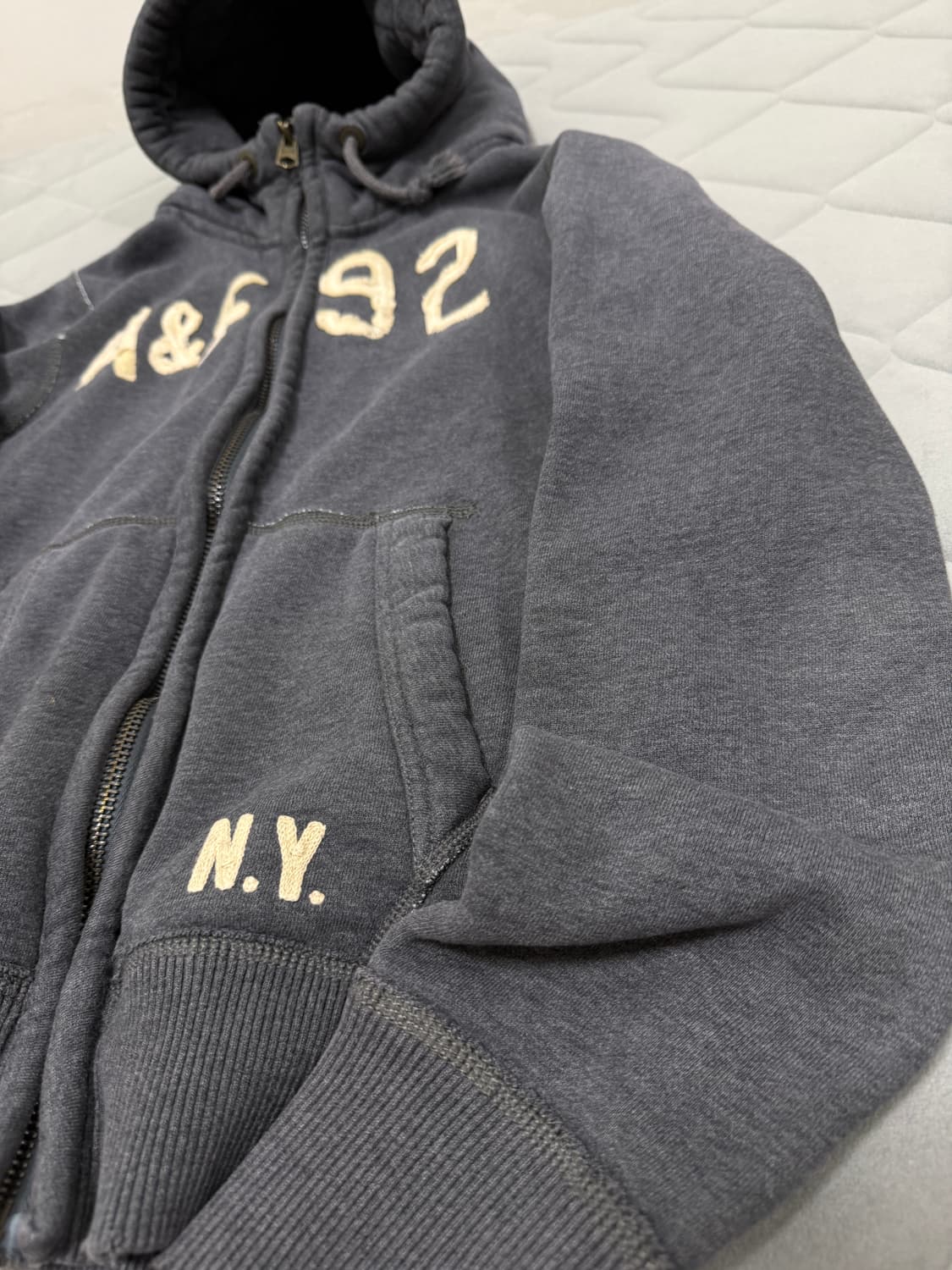 A&F 아베크럼비 후드  하이  집업 S  아베크롬비  구재 빈티지 상품이미지5