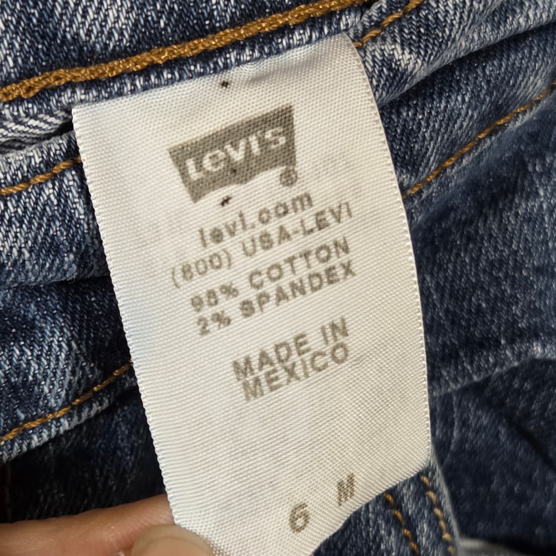 리바이스 529 중청 데님팬츠 상품이미지9