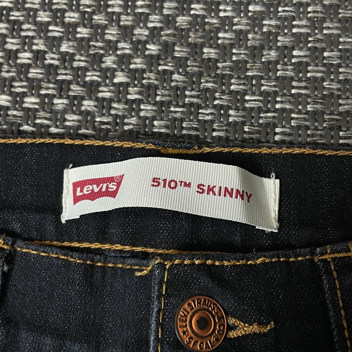 (27) 리바이스 510 28X27 진청 데님 팬츠 스키니 상품이미지4