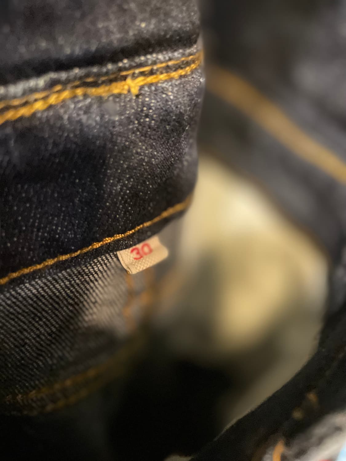 청 데님 리바이스 멜빵 바지 30사이즈 상품이미지7