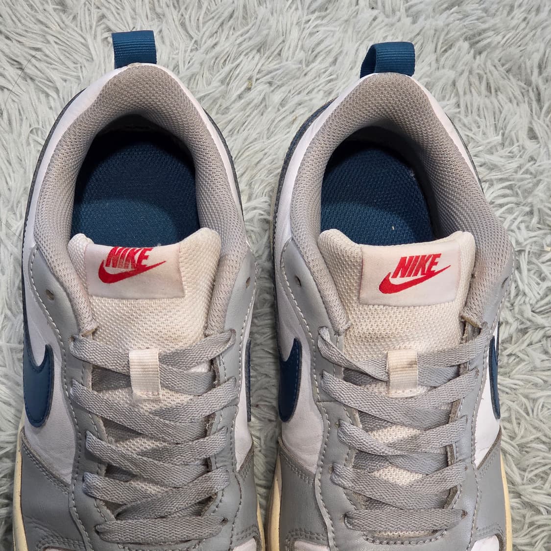 7q-27:나이키 코트 버로우 로우 화이트/그레이 블루 (24cm) 상품이미지6