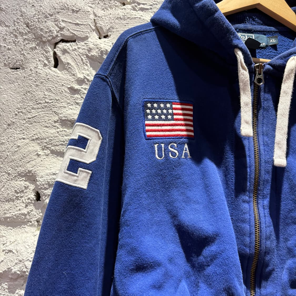 폴로 빅포니2 USA 커스텀 크롭 후드집업  상품이미지3