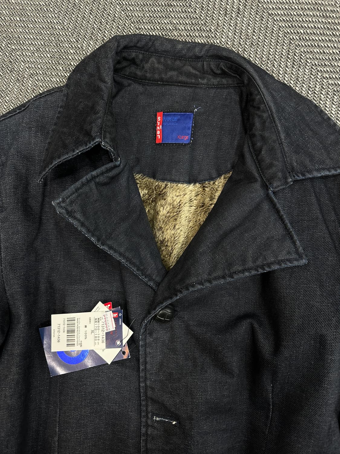 리바이스 벨트 데님 코트 상품이미지2