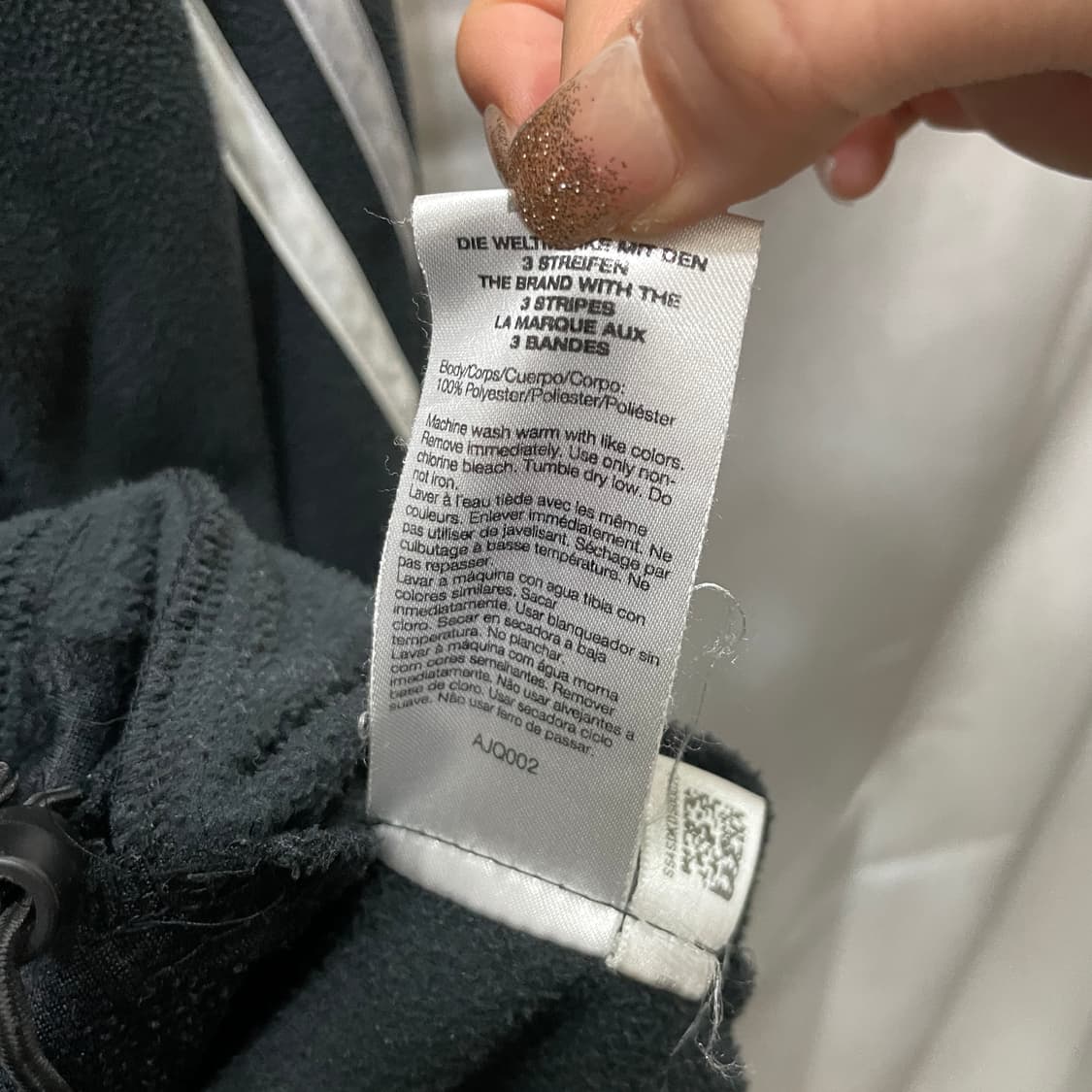 아디다스 농구 삼선 후리스 자켓 상품이미지4