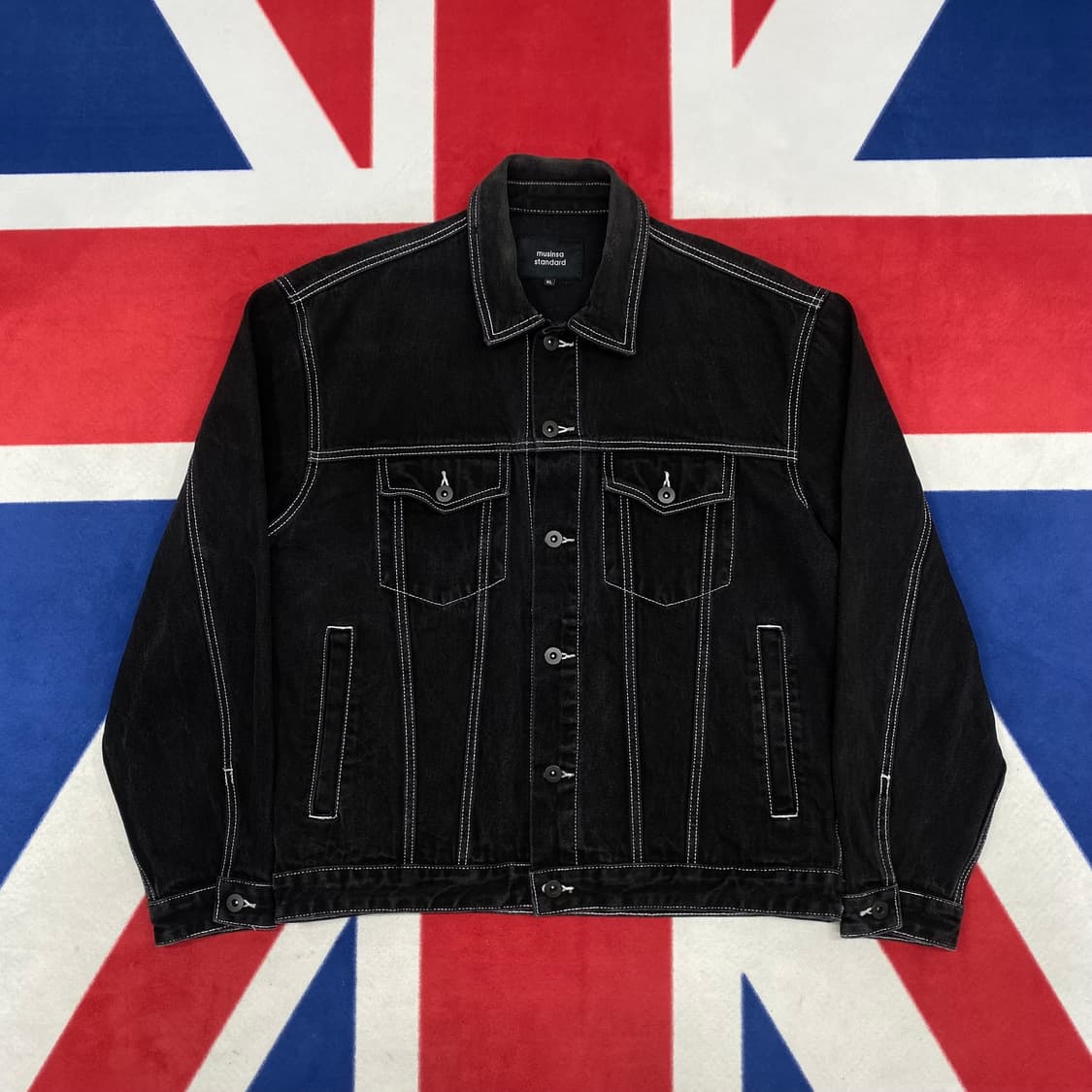 무탠다드 흑청데님자켓 XL  상품이미지1